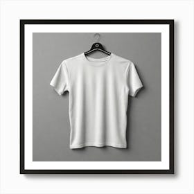 White T - Shirt 7 Art Print