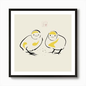 Chicks Art Print