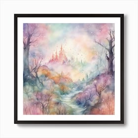 Mysitcal Forest 2 Art Print