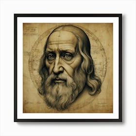 Leonardo Da Vinci 3 Art Print