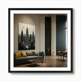 New York City Skyline 1 Art Print