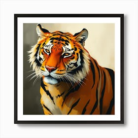 Tiger 10 Art Print