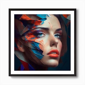 Abstract Portrait Art Print