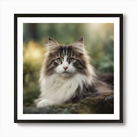 Portrait Of A Cat 11 Art Print