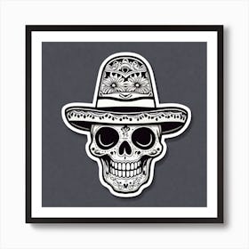 Day Of The Dead Skull 16 Art Print