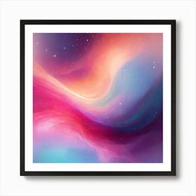 Aurora Galaxy Art Print