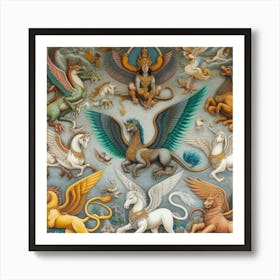 Thai Mythology Art Print