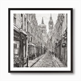 London Street Art Print