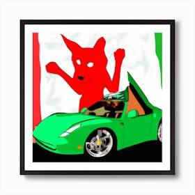 Italian zoom Art Print