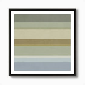 Colored Stripes - 06 Art Print