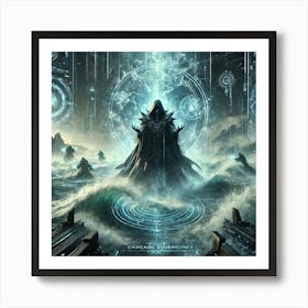 Cascade Sovereignty Scifi Tidecallers Abilities Art Print