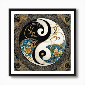 Yin Yang 67 Art Print