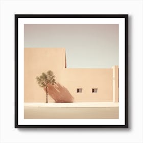 Serene Beach House Pastel Colours Summer Photography Art Print