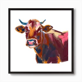 Angus Cow 01 Art Print