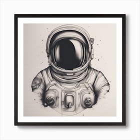 Astronaut print Art Print