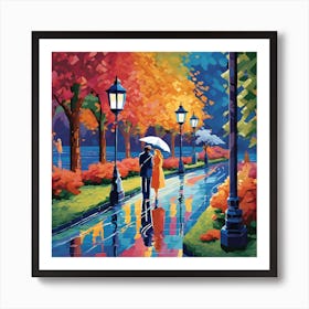 Enchanting Rain Art Print