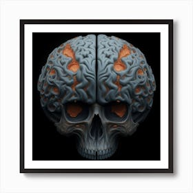 Brain Of A Man Art Print