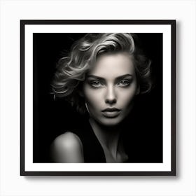 Portrait Of A Woman 16 Art Print