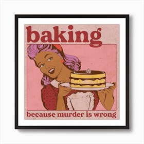 Baking Art Print