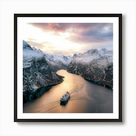 Norwegian Fjords Affiche