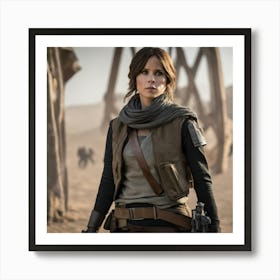 Star Wars The Force Awakens 9 Art Print