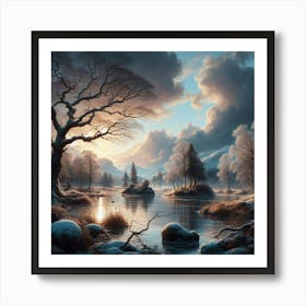 Winter Landscape 1 Art Print