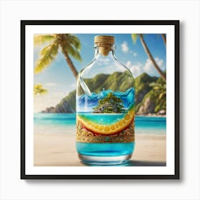 Bottle Of Rum Art Print