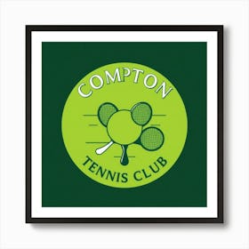 Compton Tennis Club Art Print