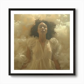 Lena1987 A Transluscent White Woman Floating Above The Ground 6962f6e9 Bd21 41a2 88bb 6dd8da7e6d44 3 Art Print