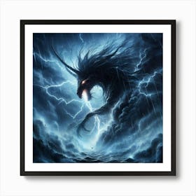 Stormy Demon 1 Art Print