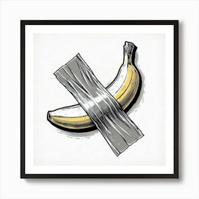 Banana Wrap Art Print