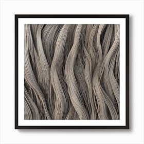 Wavy Hair 1 Art Print