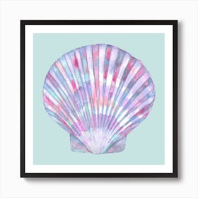 Watercolor Seashell 1 Art Print