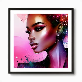 A stylish lady 2 Art Print