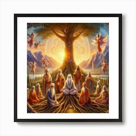 Tree Of Masters Art Print