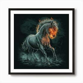 Mythical Horse 1 Art Print