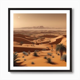 Sahara Desert 99 Art Print