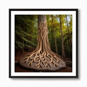 Roots Of A Tree 1 Art Print