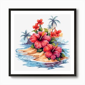 Hibiscus 3 Art Print