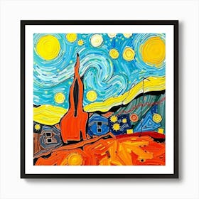 Starry Night 25 Art Print