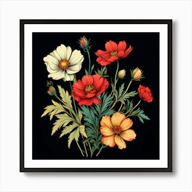 Bouquet Of Flowers 8 Art Print