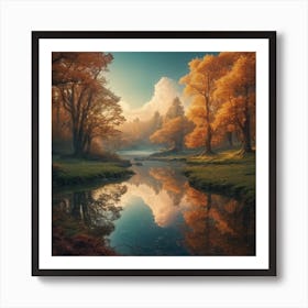 Autumn In The Forest Art Print