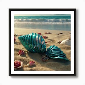 Mermaid Shell Art Print