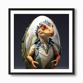 Jurassic World Dinosaur Egg Art Print