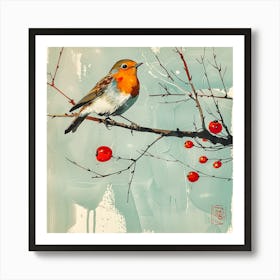 Birds. The Poem Of The Fluttering Seasons [鳥たち: 羽ばたく季節の詩] (VII) Art Print