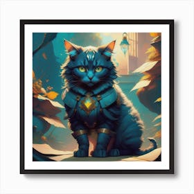 The Queen Of Cats Art Print