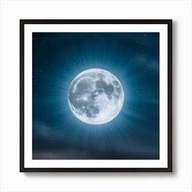 Full Moon 10 Art Print