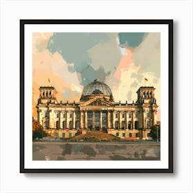 Berlin Reichstag 2 Art Print