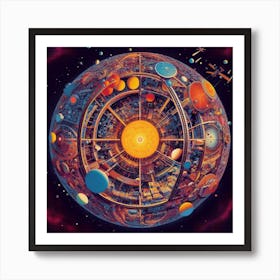 Dyson sphere Art Print