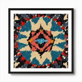 Chroma Universe Mandala Art Print